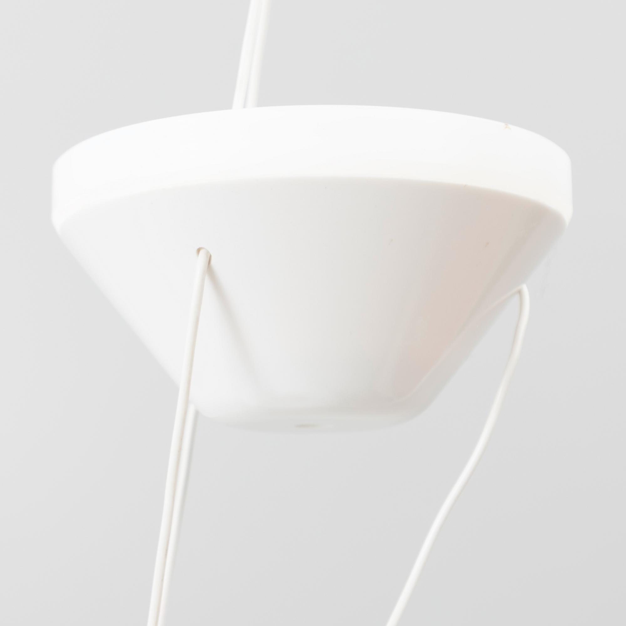 Uno & Östen Kristiansson, a model 565/ 'Ufo' ceiling lamp, Luxus, Vittsjö, Sweden.