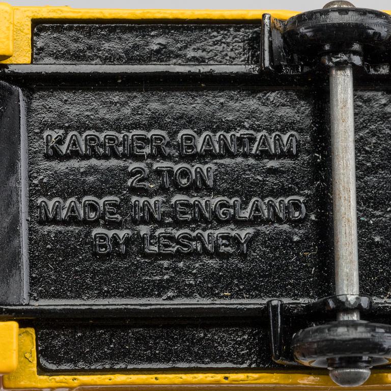 LESNEY MATCHBOX SERIES,4 st, bland annat Bluebird Dauphine Trailer RW 23C-2.