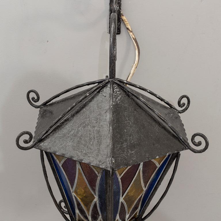 UTOMHUSBELYSNING / VÄGGLAMPA, 1900-tal.