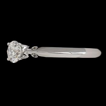 RING, 18 k vitguld, briljantslipade diamanter tot ca 0.53 ct.