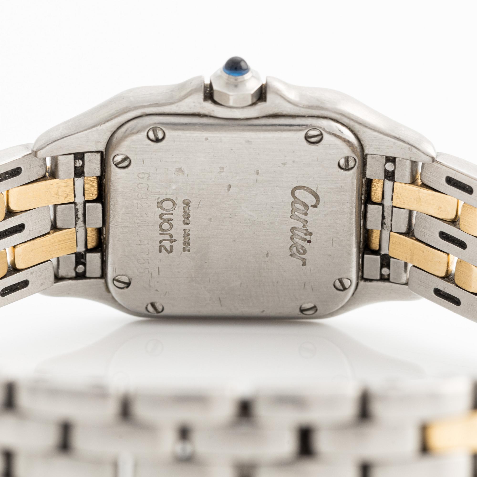 Cartier, Panthère, armbandsur, 21,5 x 21,5 (30) mm.
