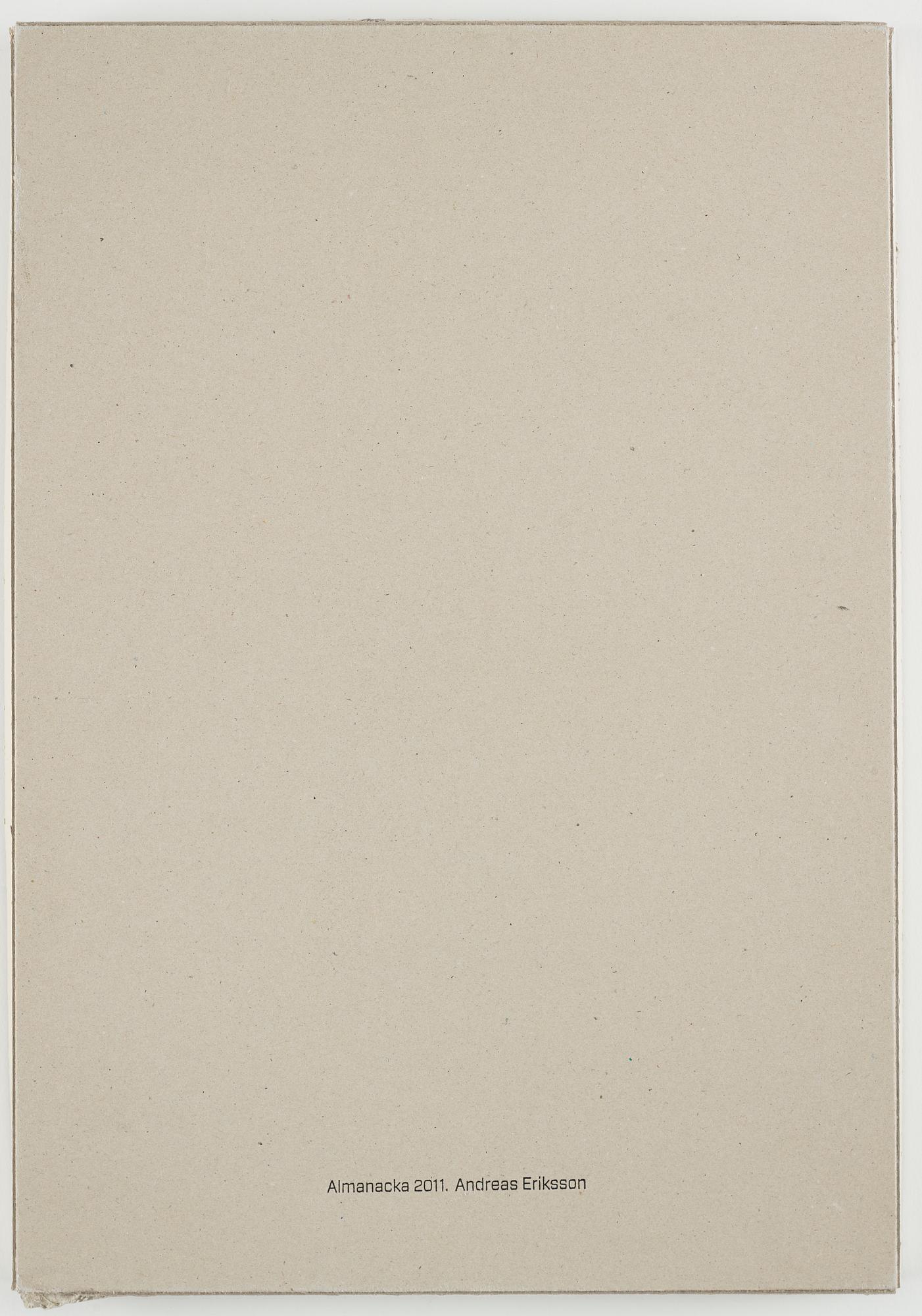 ANDREAS ERIKSSON, portfolio. Signed AE inside the box and numbered 18/250.