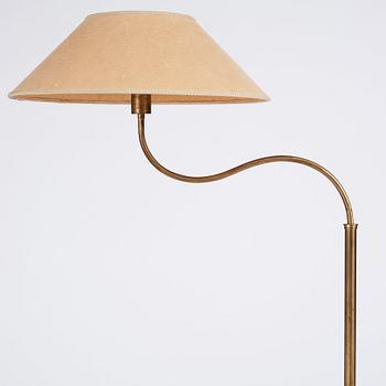 Harald Notini, a floor lamp, model '15334', Arvid Böhlmarks Lampfabrik, Sweden, 1940s.