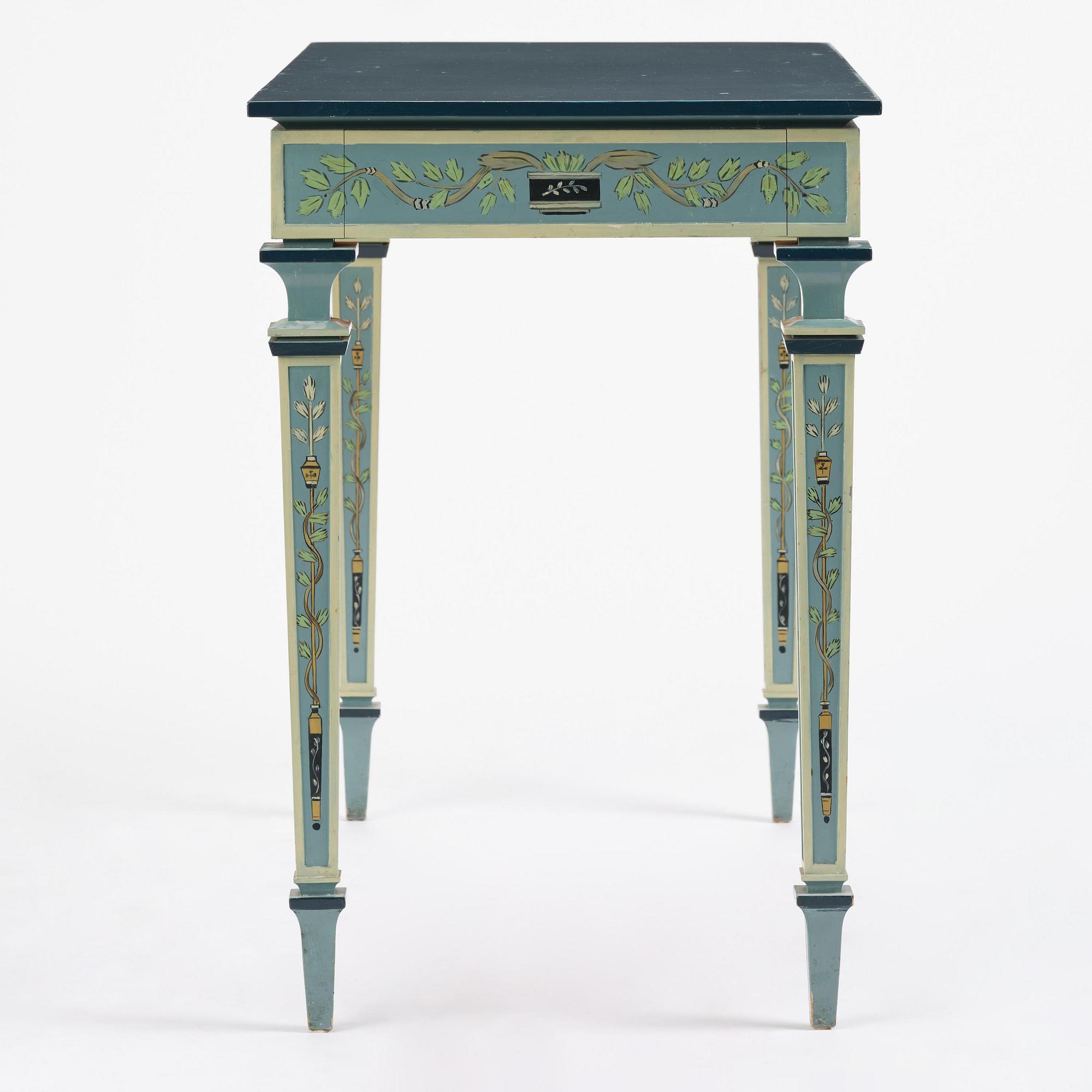 Carl Malmsten, a Swedish Grace console table, cabinetmaker Albin Johansson, Stockholm, for Villa Kvikkjokk, 1927.