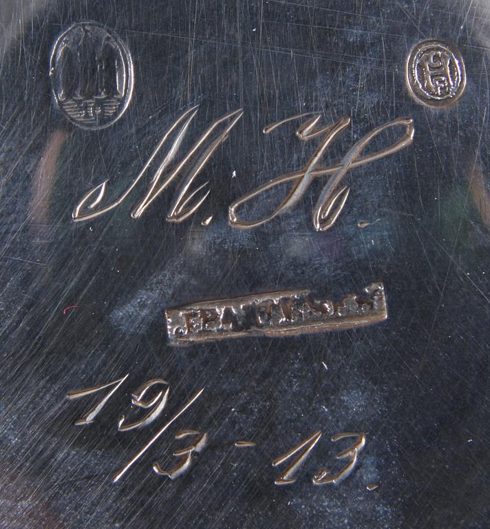 KAFFEKANNA, silver, Köpenhamn, Danmark, 1910, 570 g.