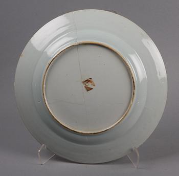 FAT SAMT SKÅLFAT, porslin, Kina, Qianlong, 1700-tal.
