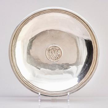 Atelier Borgila, a sterling silver bowl, Stockholm 1933.