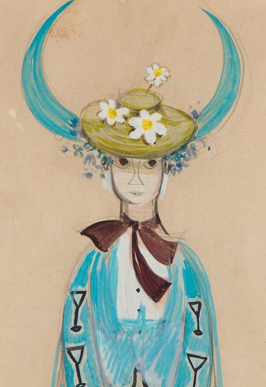 Tove Jansson, "Gulle i cocktail-klänning".