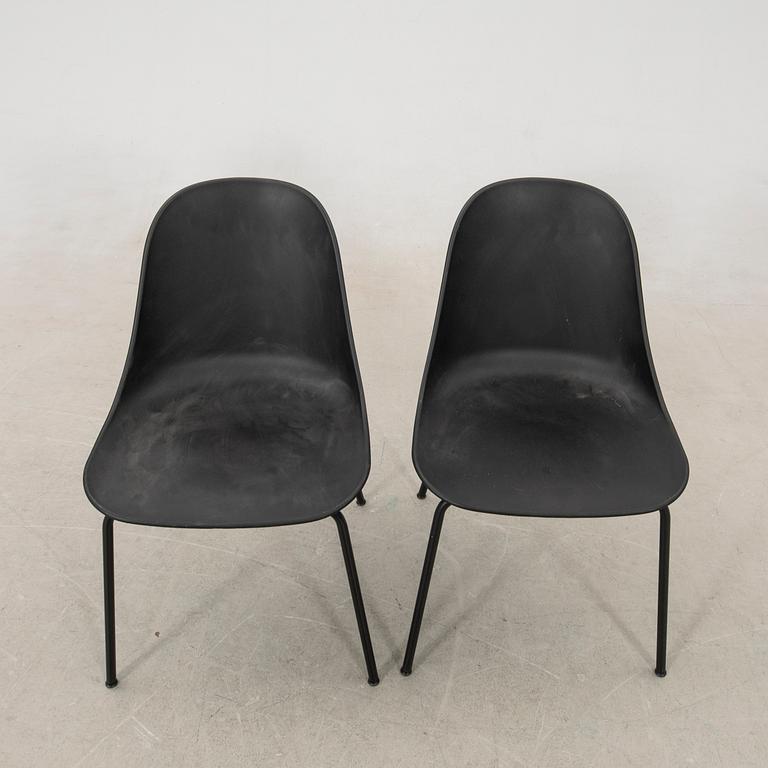 Norm Architects karmstolar 8 st samt stolar 2 st "Harbour dining chair" för  Audo Copenhagen 2020-tal.