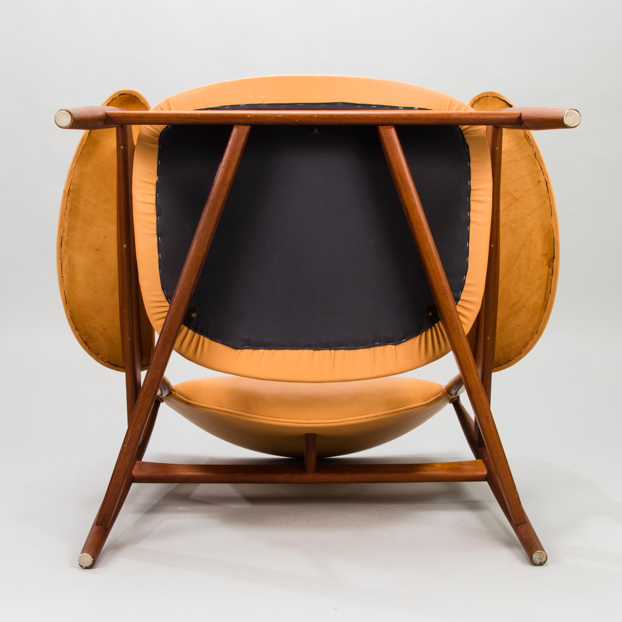 FINN JUHL, NOJATUOLI, "Chieftain", Niels Vodder, Tanska, 1960-luku.