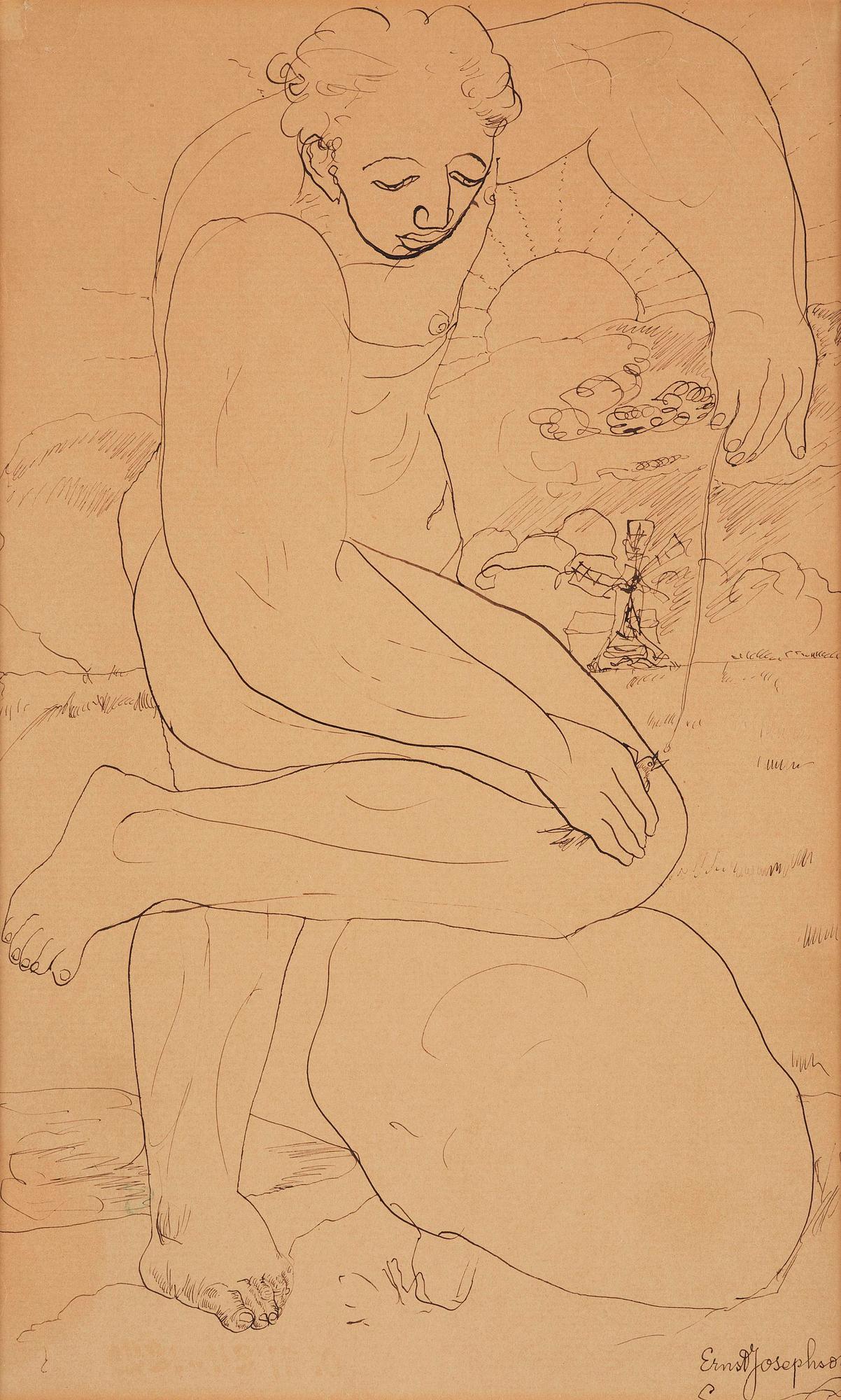 Ernst Josephson, "Papageno (The Bird Catcher)".