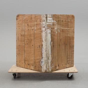 A mid 19th century corner sideboard.