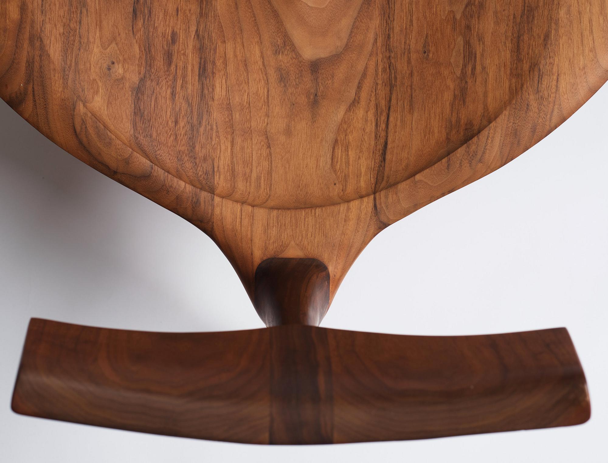 Morten Stenbæk, a "Whale Chair", No. 17, his own studio, Denmark, 2018.