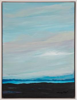 Cecilia Haupt, oil on board, signed.