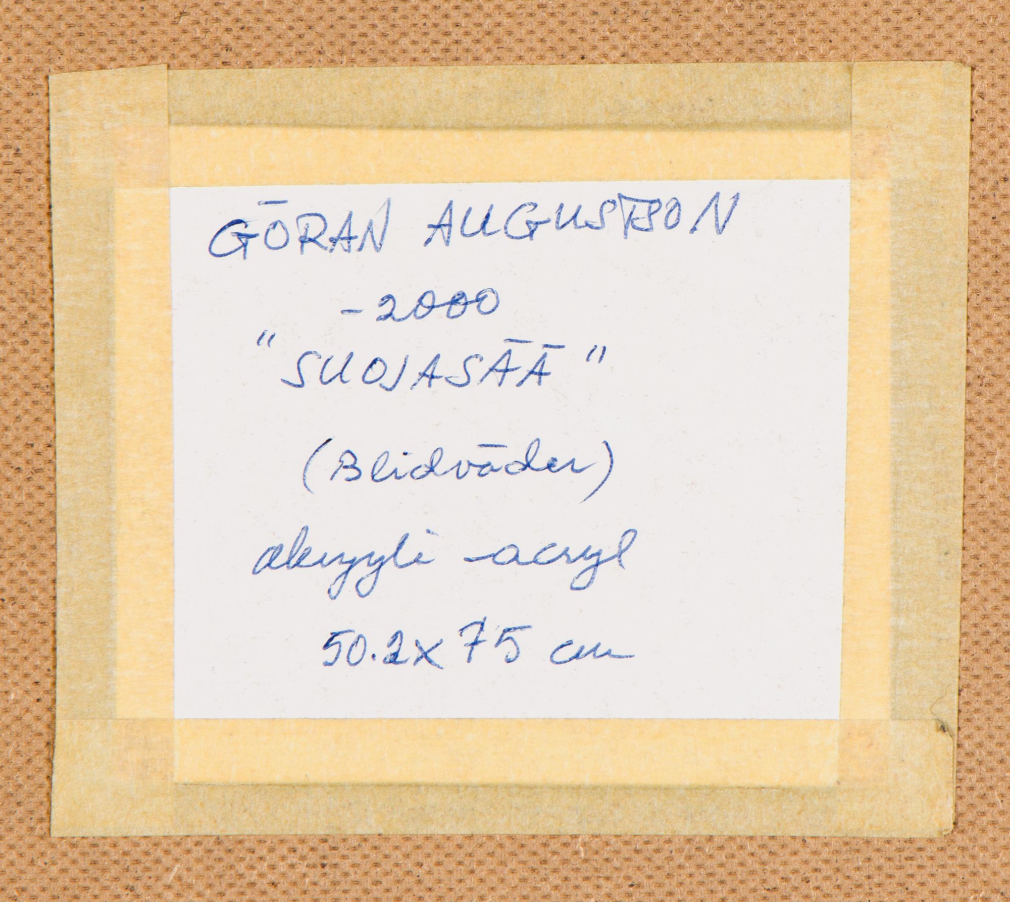Göran Augustson, 'Blidväder'.