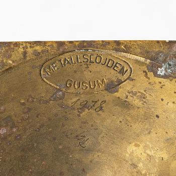 Lars Bergsten, a, chandelier and a candelabrum, Metallsjöjden Gusum, 1978.