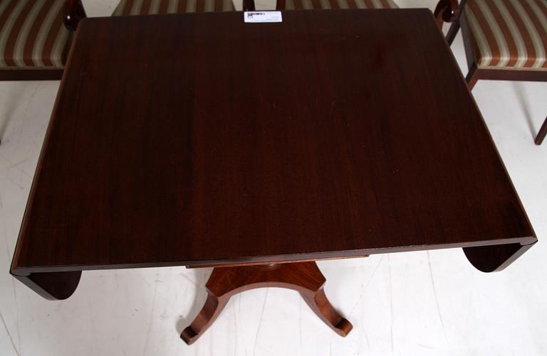 SALONGSMÖBEL, 6 delar, Karl Johanstil, 1900-tal.