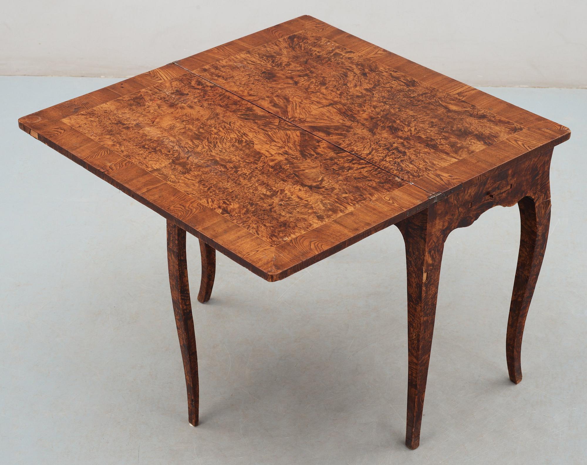 SPELBORD, av Jacob Sjölin (mästare i Köping och Kungsör 1767-1785). Rokoko.