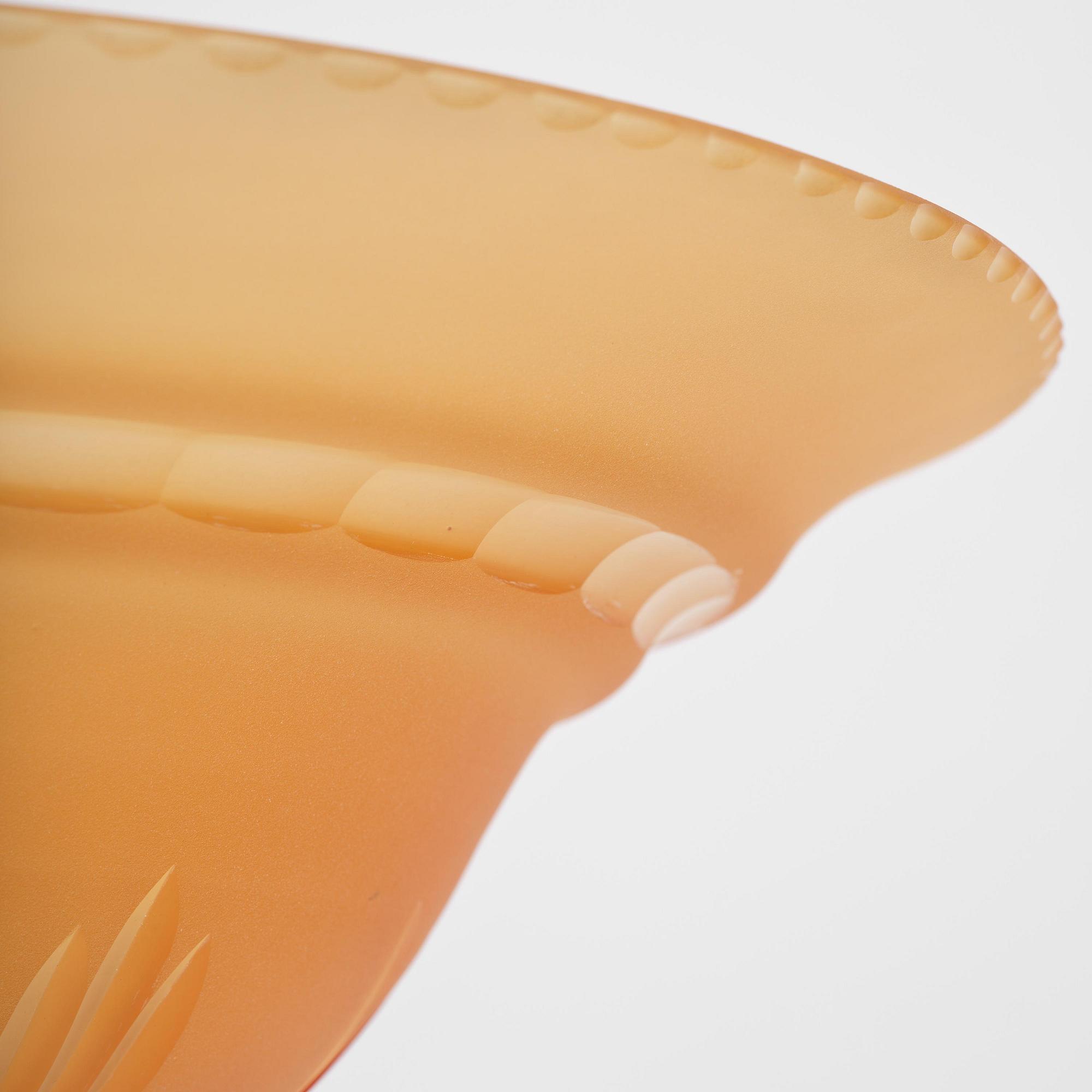 Edward Hald, a pair of ceiling lamps, Orrefors, 1930s.