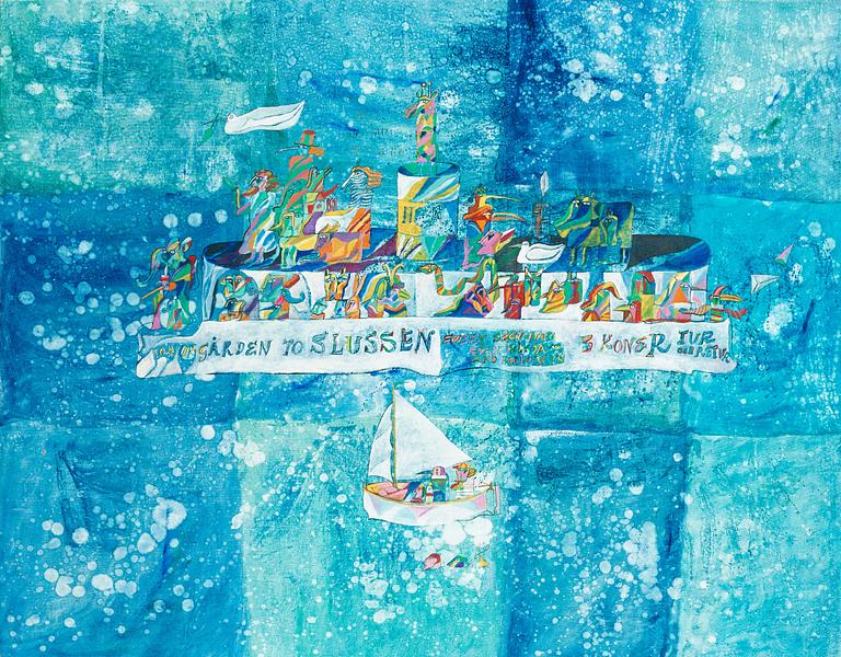 Madeleine Pyk, The ferry (Noak's ark).