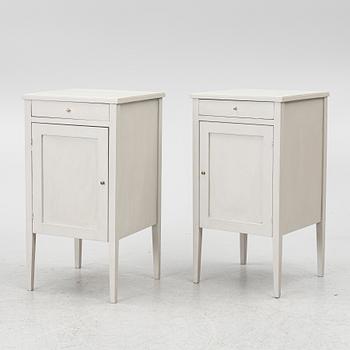 Nightstands, a pair, 20th century.