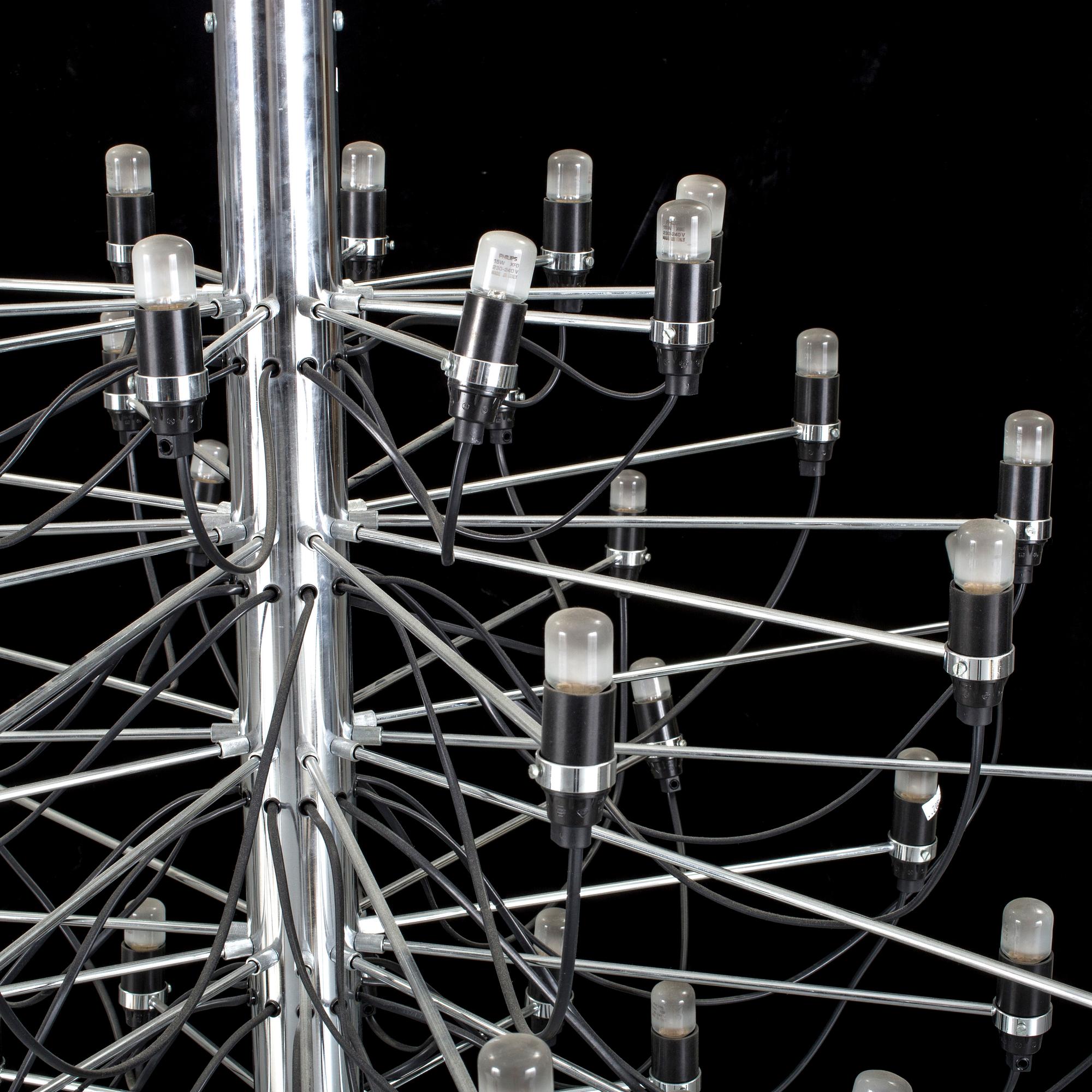 TAKLAMPA, "2097/50", Gino Sarfatti, Flos, Italien, 2000-tal. Höjd ca 88 cm.