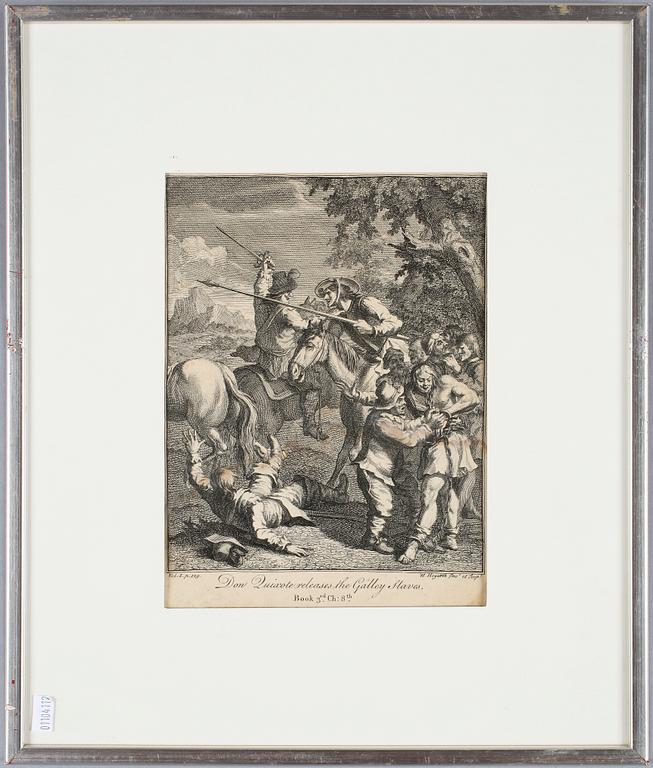 WILLIAM HOGARTH, gravyrer, 2 st, 1700-tal.