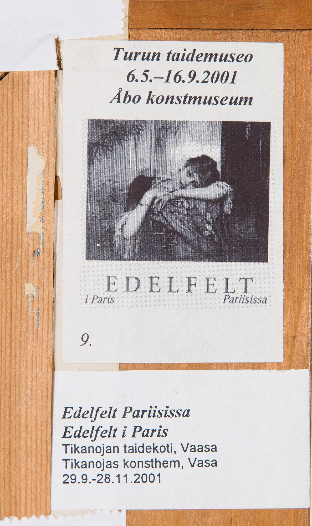 Albert Edelfelt, "Modellstudie för Drottning Blanka".