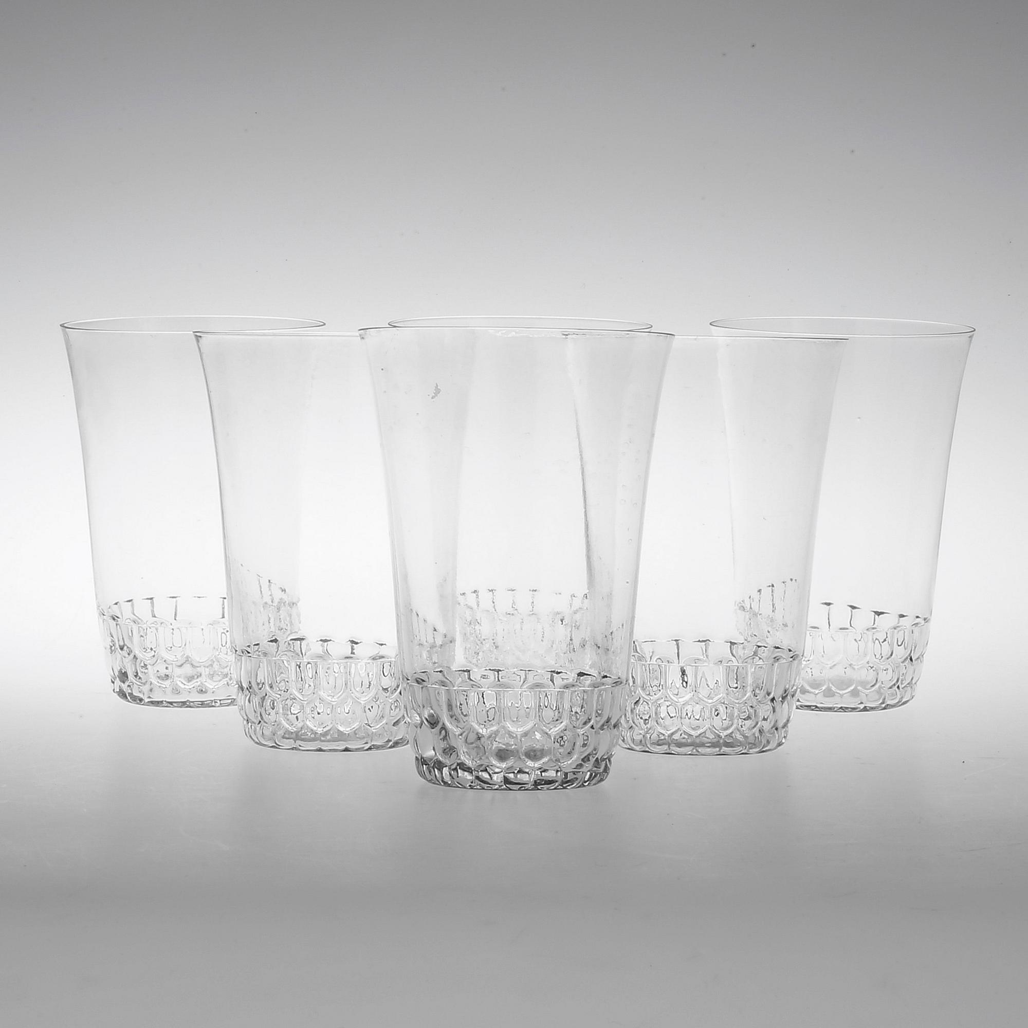 GLAS, 6 st, René Lalique, 1920/30-tal.