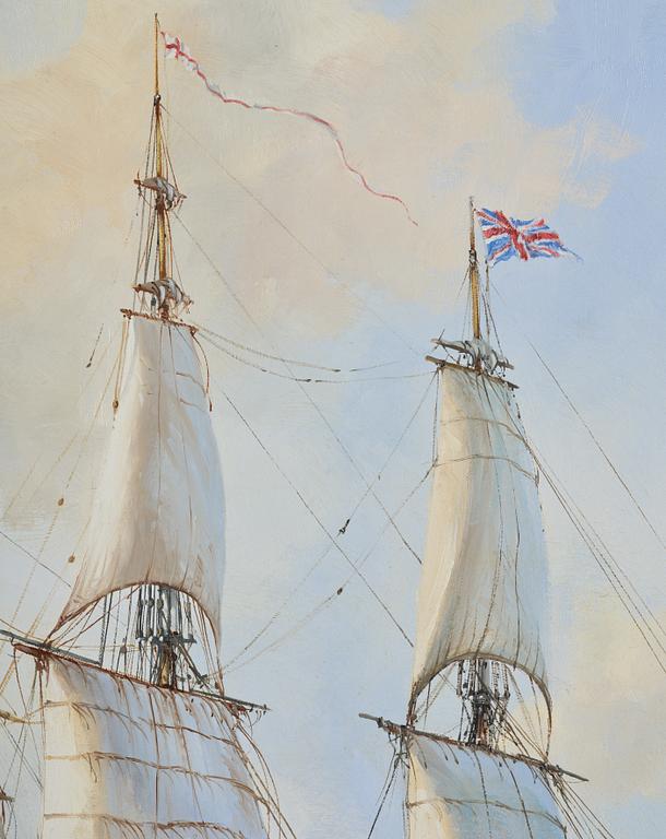 Barry Mason, "Shannon" in battle with "Chesapeake".