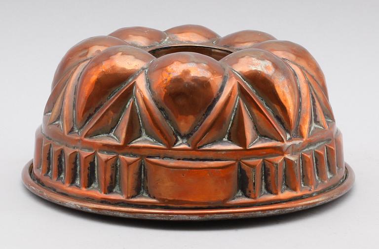 ALADÅBFORM, koppar, 1800-tal.