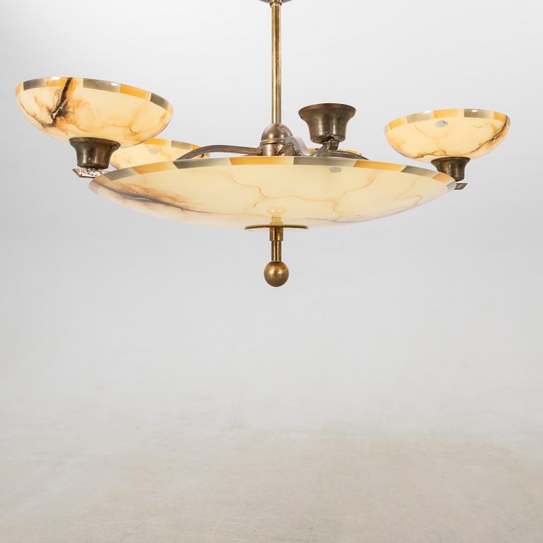 Ceiling lamp 1940s Swedish Modern.