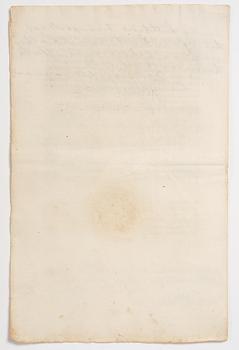 Aktiebrev, Ahlingsåhs Manufaktur Werk (Manufactur-Societet), No 43, 1728.