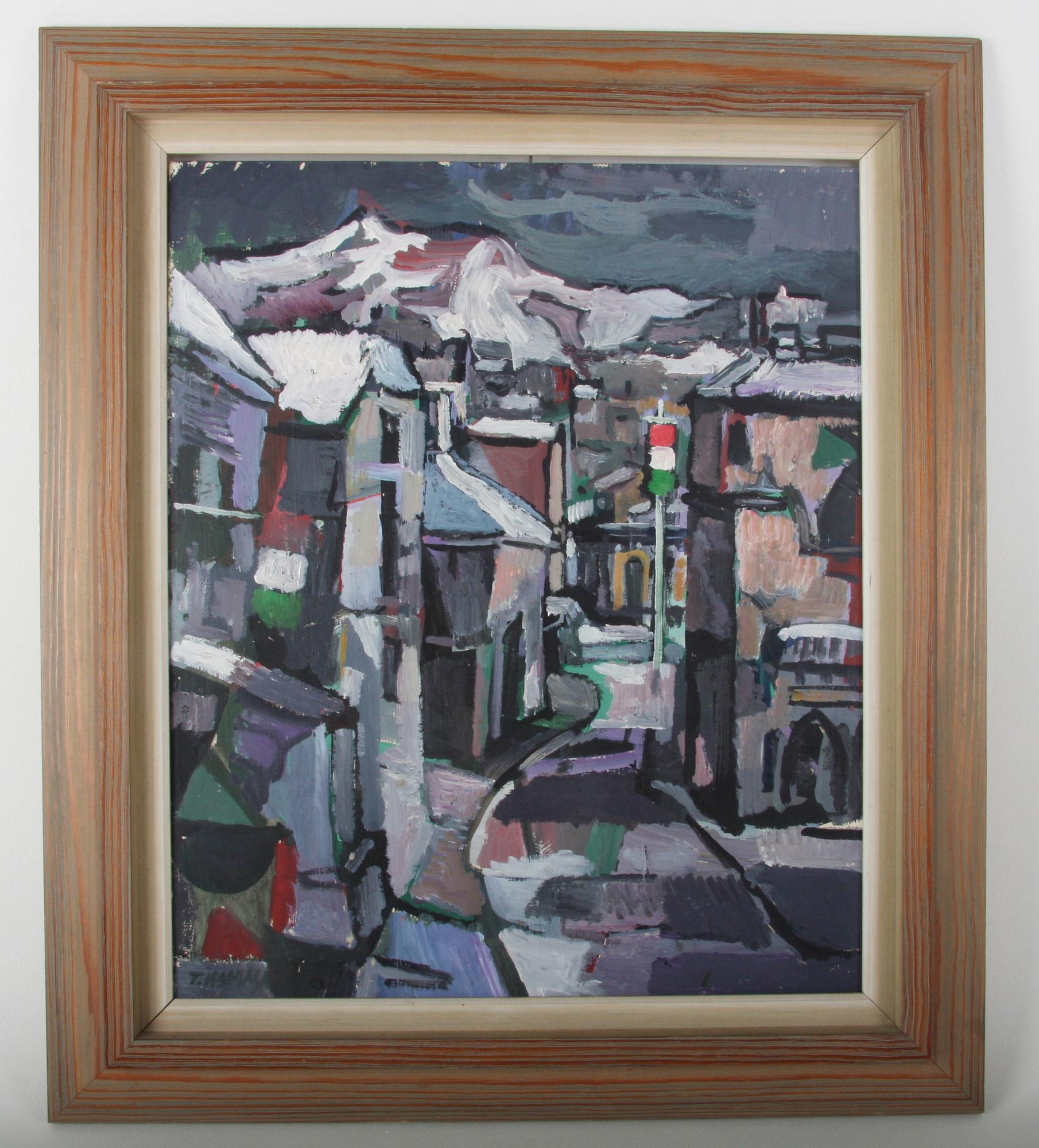 KAMASA, TADEUSZ, olja på pannå, sign.