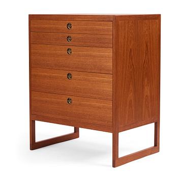 516. Børge Mogensen, a chest of drawers, P Lauritsen & Son, Denmark, 1950-60s.