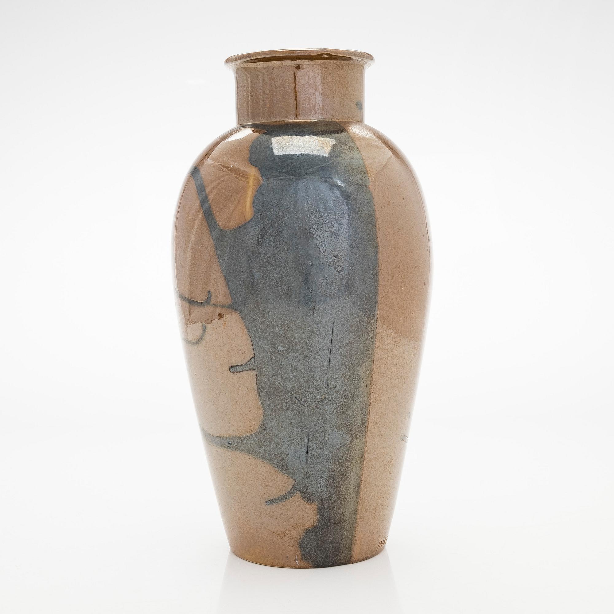 Inkeri Leivo, vas, keramik, signerad Inkeri Leivo Arabia.
