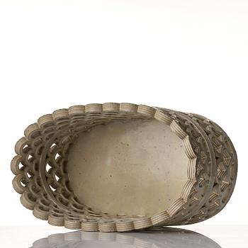 Signe Persson-Melin, a stoneware jardinière, executed in her own studio, Malmö, Sweden probably 1990's.