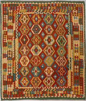 A CARPET, Kelim, ca 294 x 256 cm.