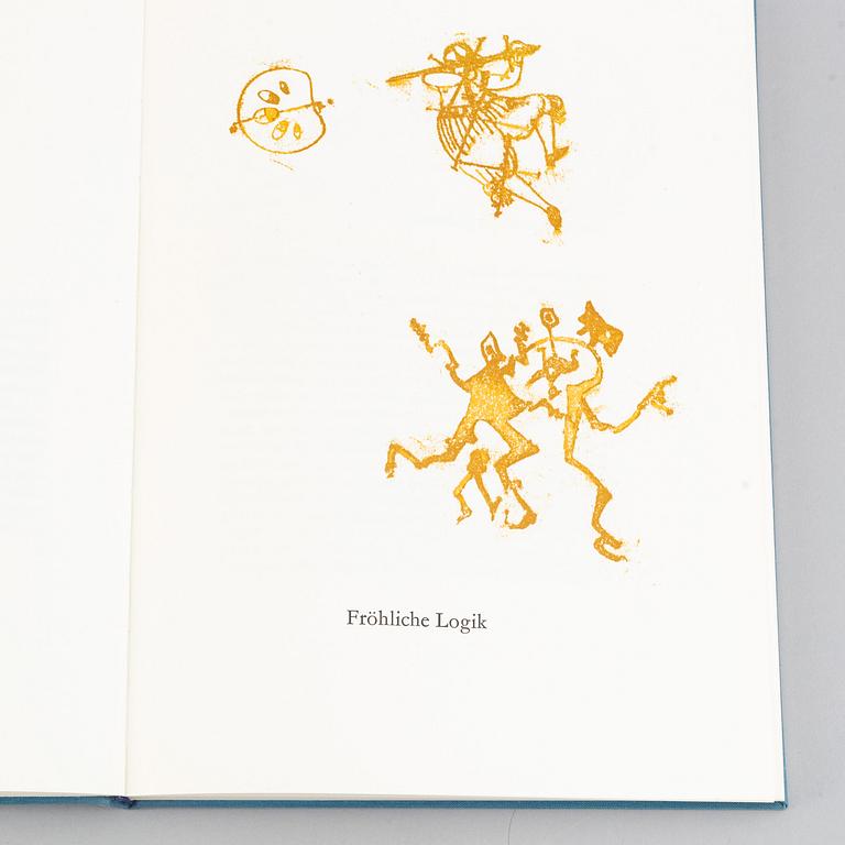 BOOK, with lithographs in colour by Max Ernst. 
"Lewis Carrol´s Wunderhorn". 1970.