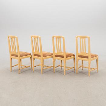 Chairs 4 pcs. "Odenslunda", from IKEA's 18th-century series, late 20th century.