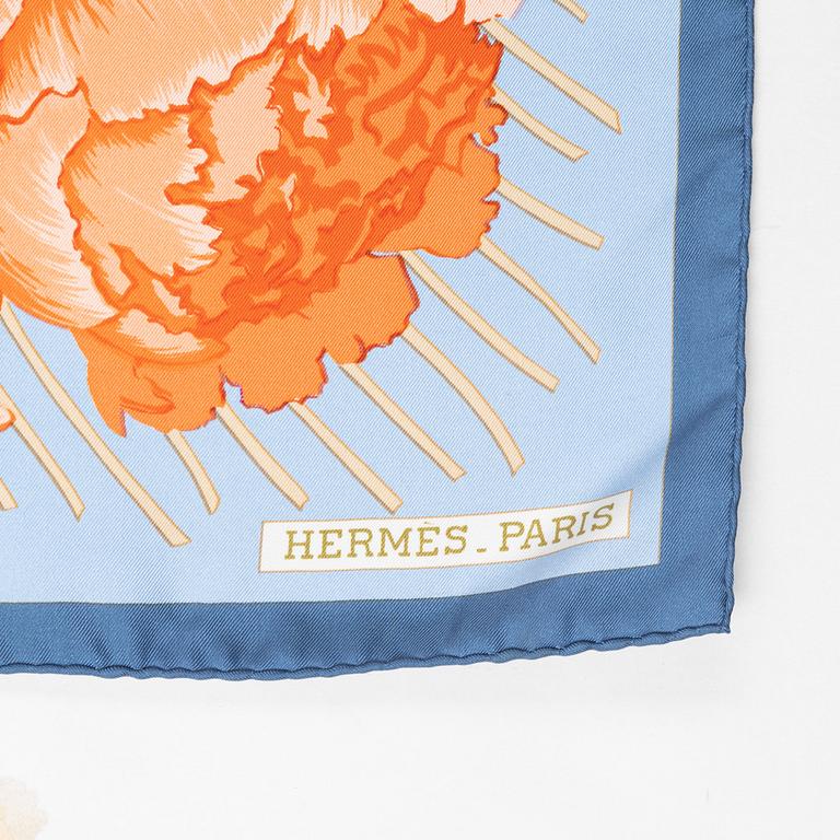 Hermès, scarf, "Les Pivoines".