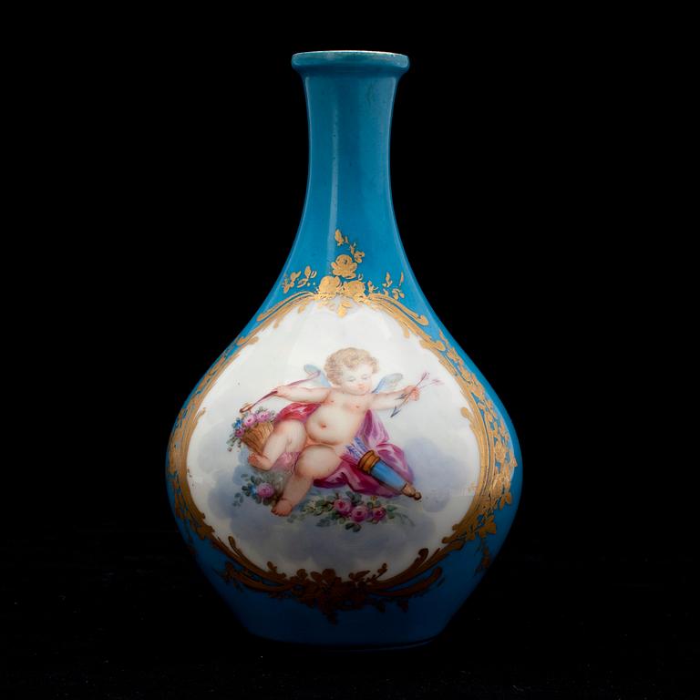 VASER ETT PAR, Sevres stil, Frankrike 1800-tal.