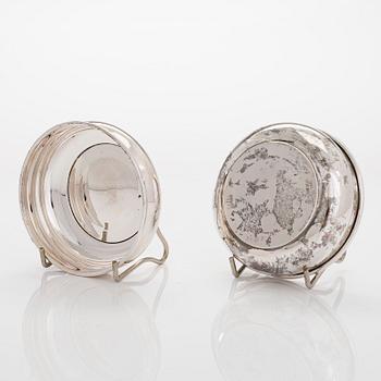 A set of twelve Birk's sterling silver dessert bowls, 20th century.