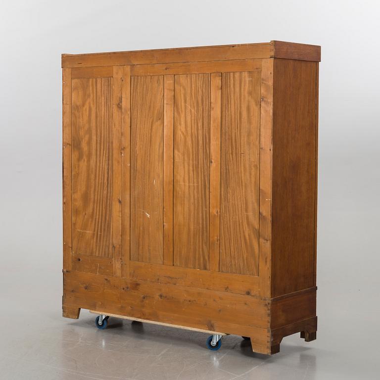 A ART NOUVEAU WARDROBE.