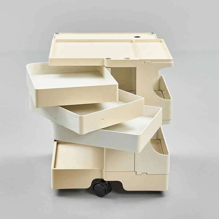 Joe Colombo, a cream coloured plastic chest of drawers, 'Boby', Italy, post 1968.