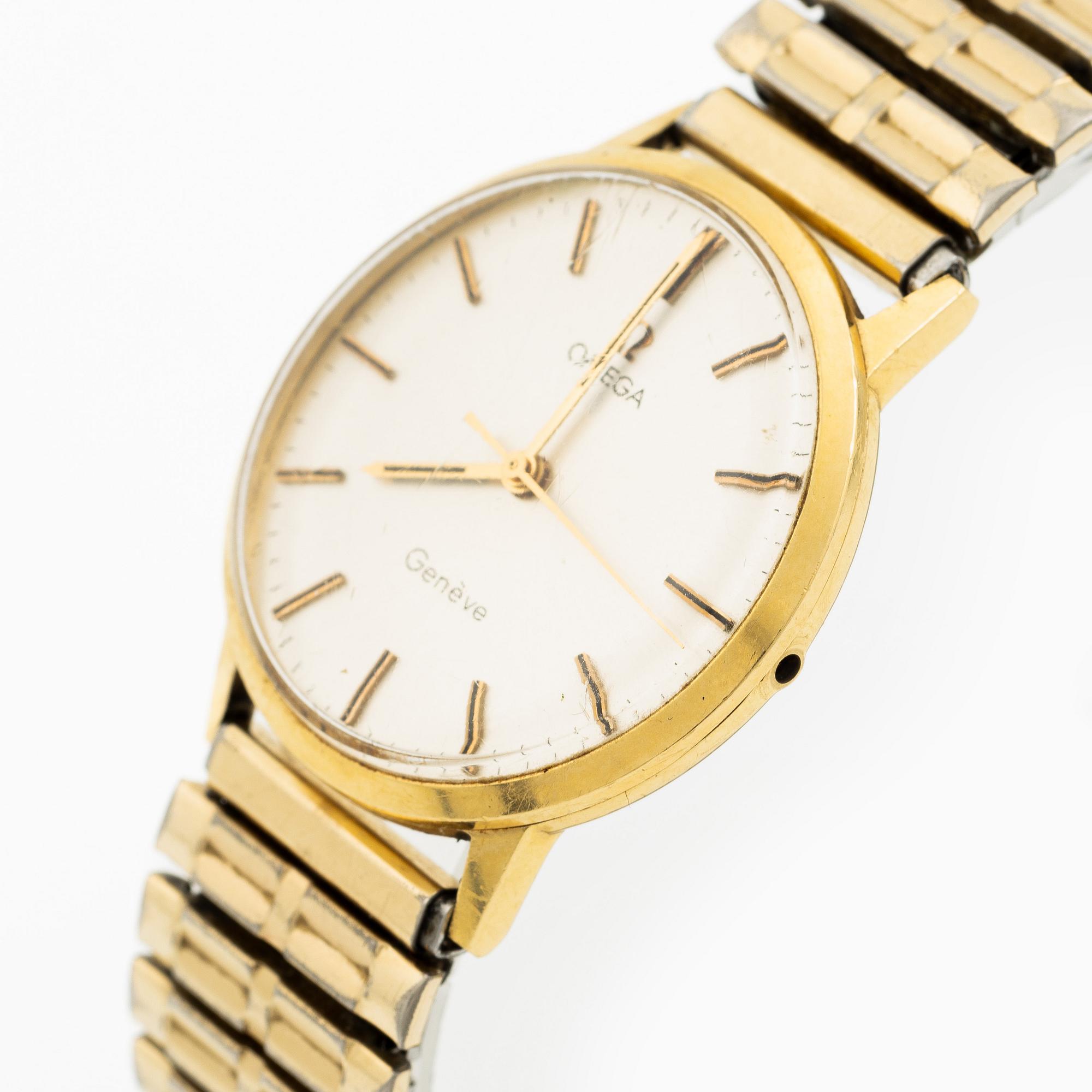 Omega, Genève, wristwatch, 33 mm.