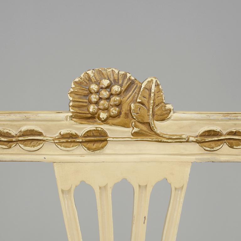 STOLAR, 5 st, gustavianska, Lindome, 1700-talets slut.