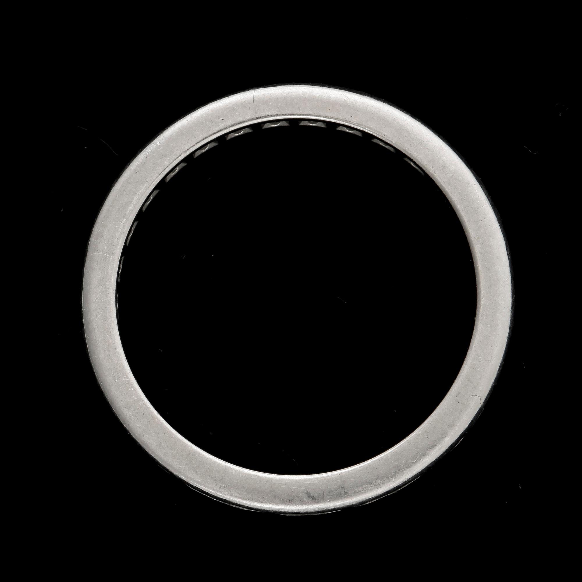 RING, helallians, Tiffany & Co, platina, briljantslipade diamanter tot ca1,07ct.