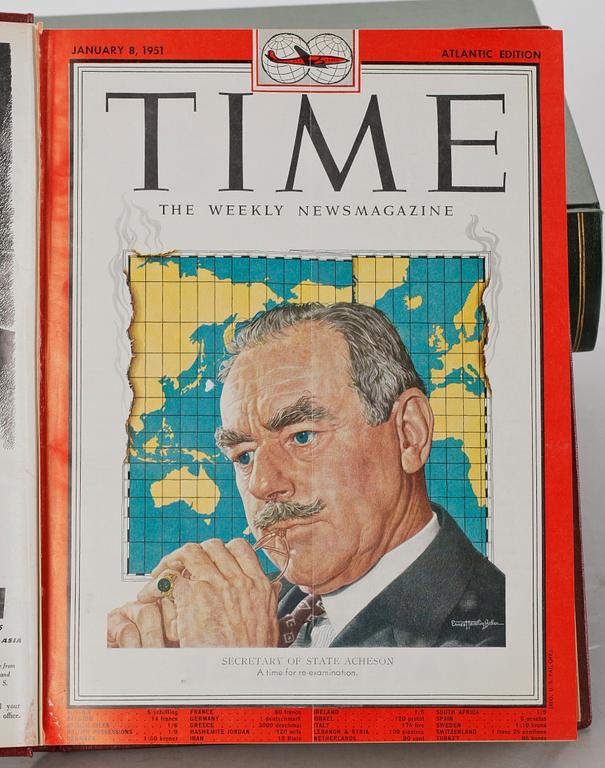 BOKBAND 16 band, Time Magazine, 1939-1951.