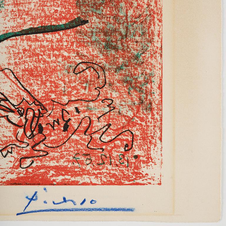 Pablo Picasso, "L'Ecuyère et les clowns".